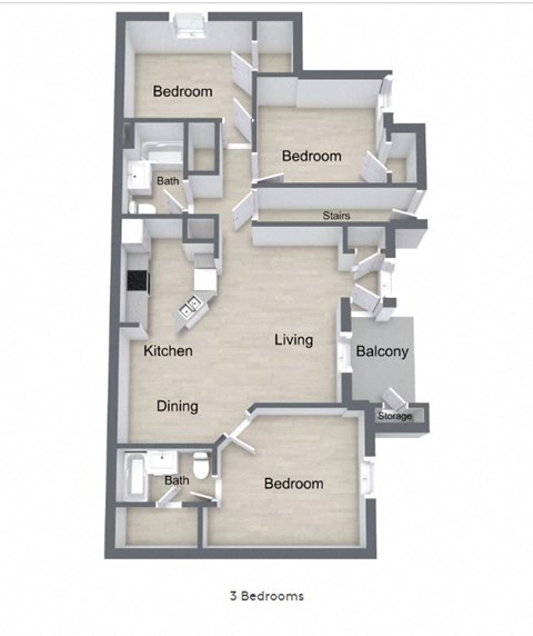 a floor plan of a house